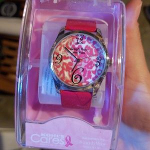 Simply vera wang pink watch breast cancer